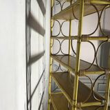 Rotin-bamboo shelf, vintage