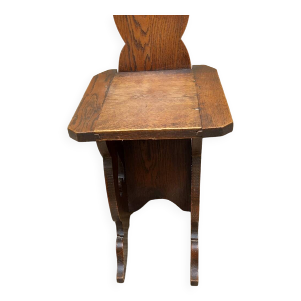 Rare chaise lorraine en chêne XIX siècle