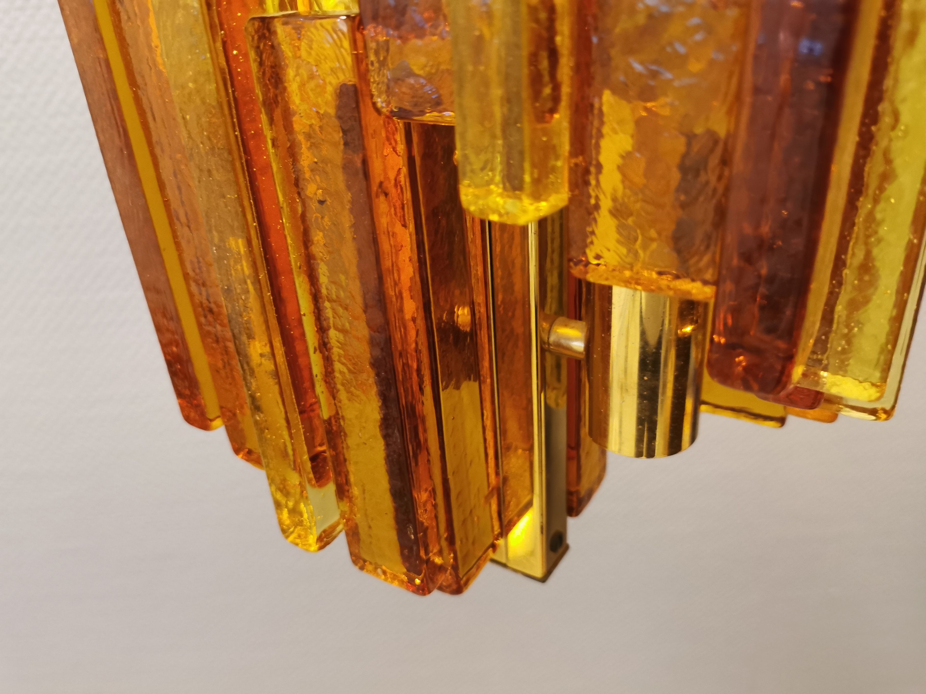 Hanging lamp, designed by Svend Aage Holm Sørensen for Hassel & Teudt in the 1960s, model HT "Rustic