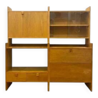 Retro chest of drawers with extension, 1960s, Czechoslovakia