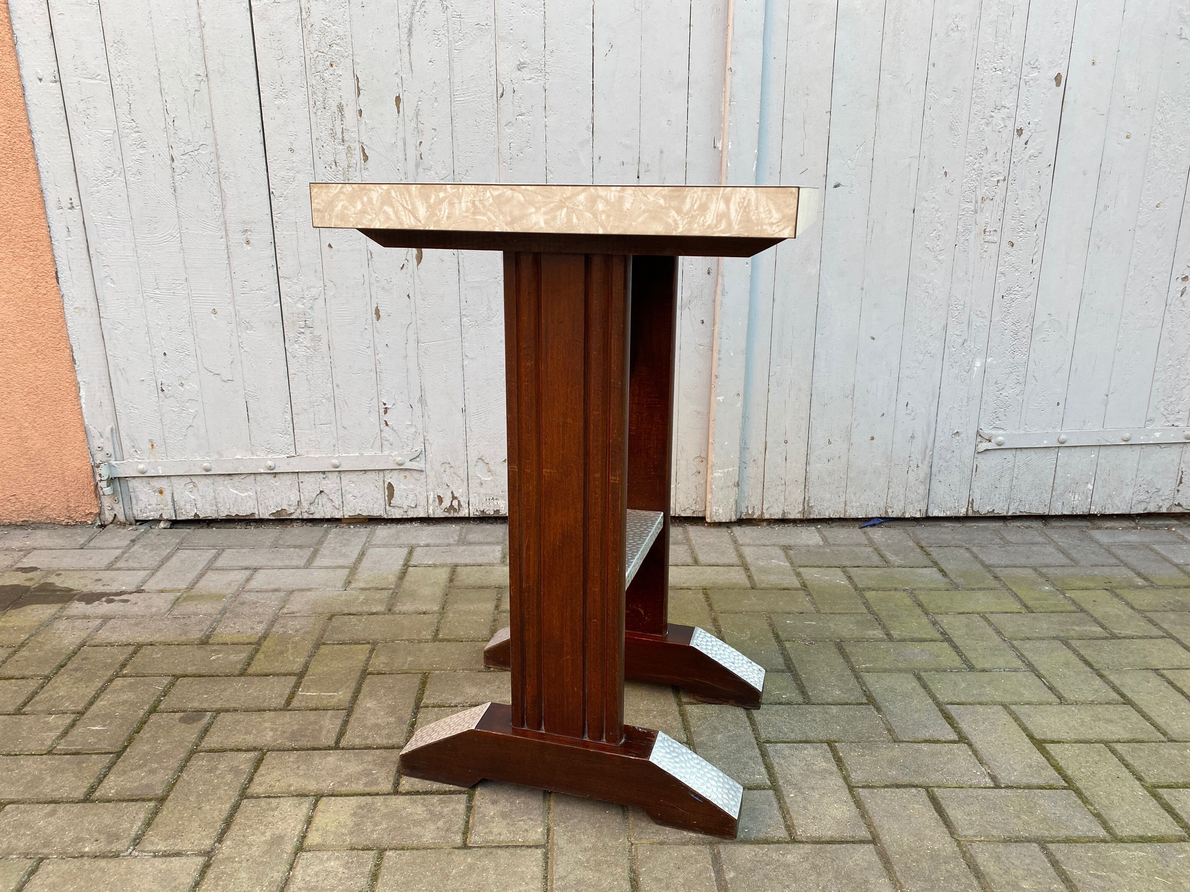 old bistro table cira 1950s