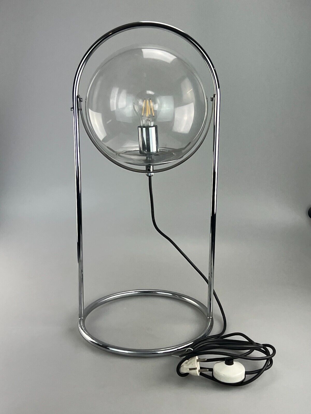60s 70s ball lamp lamp light table lamp space age design glass metal