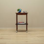 Walnut table, Italian design, 1960s, manufacture: Italy