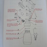 Vintage blue siphon 1960