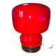 lampe de table rouge champignon vintage putzler