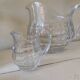 2 pichets en verre anciens