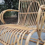 Rocking rattan 60s