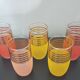 Set of 5 granita orangeade glasses 20cl