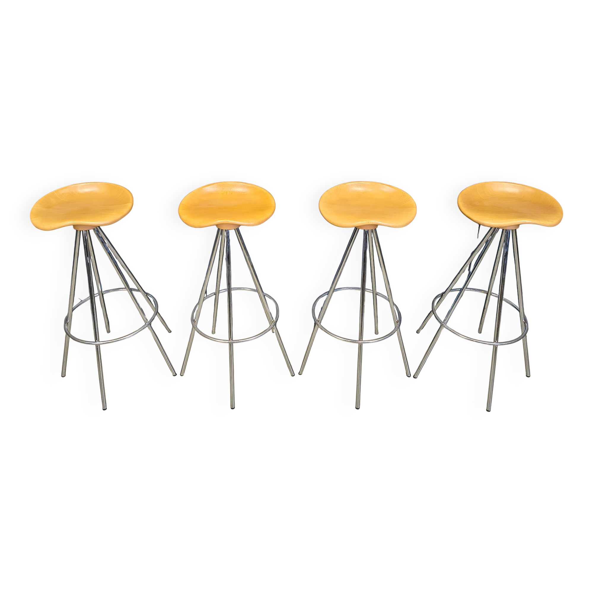 Set of Jamaica swivel bar stools by Pepe Cortès for BD Barcelona, 1990s