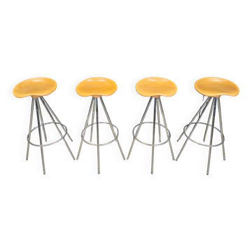 Set of Jamaica swivel bar stools by Pepe Cortès for BD Barcelona, 1990s