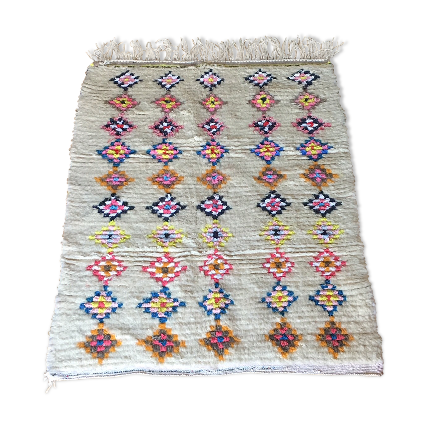 Colorful Moroccan carpet 131 x 96 cm