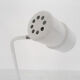 White metal floor lamp, 1960's