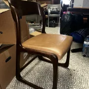 Scandinavian Baumann chairs dining table