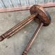 Tabouret de ferme en bois vintage