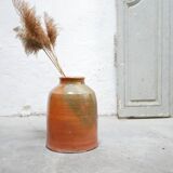 Vintage glazed terracotta pot