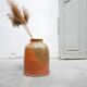 Vintage glazed terracotta pot