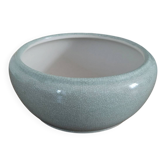 Small blue glazed stoneware bowl