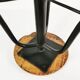 Bauhaus swivel stool, Czechoslovakia, 1960s
