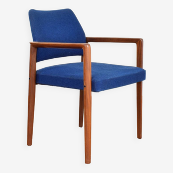 Fauteuil danois en teck du milieu du siècle, années 1960.