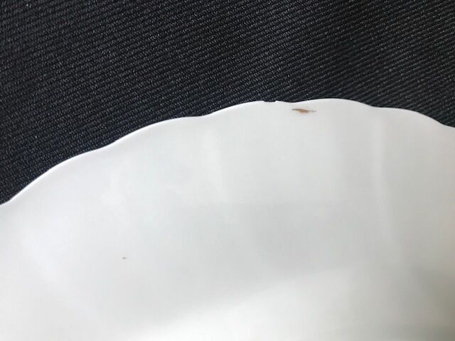 7 porcelain plates from limoges, bernardaud