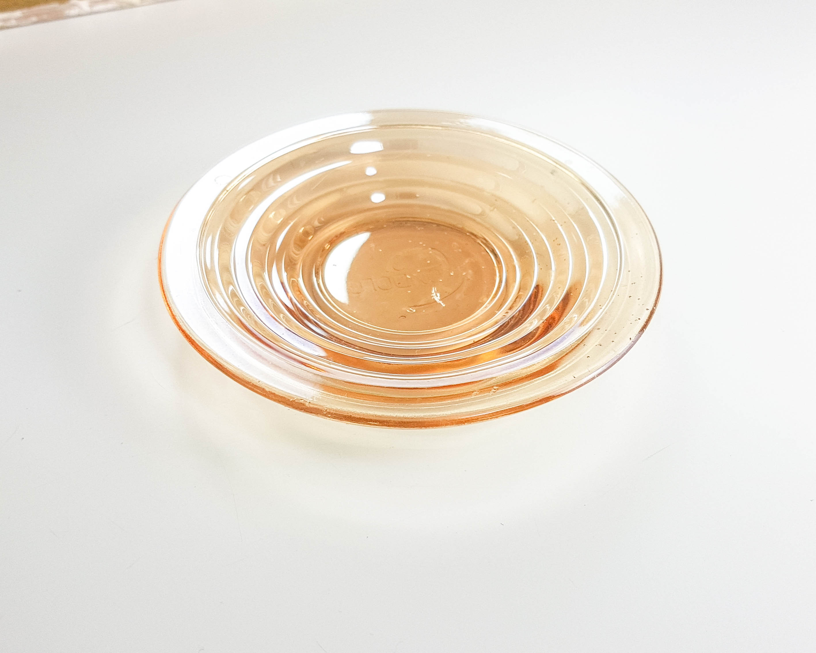 Gondolo coffee service in iridescent glass