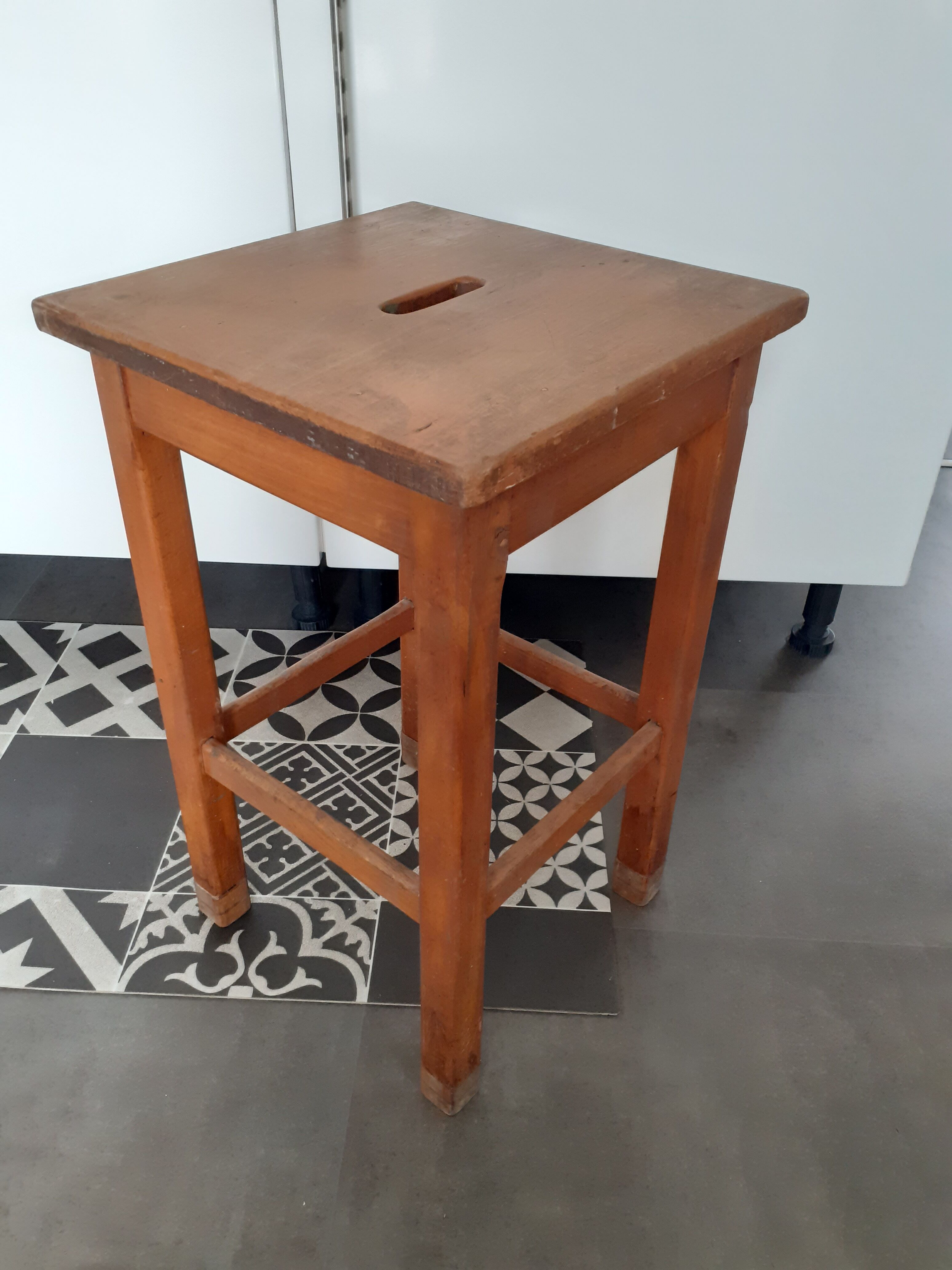 Wooden tabouret