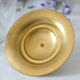 Old glass and brass cookie bucket