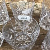 Crystal whisky glasses (x11)