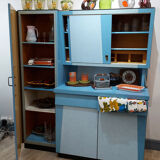 Buffet formica vintage blue 60s