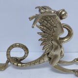 gold-plated chimera sculpture