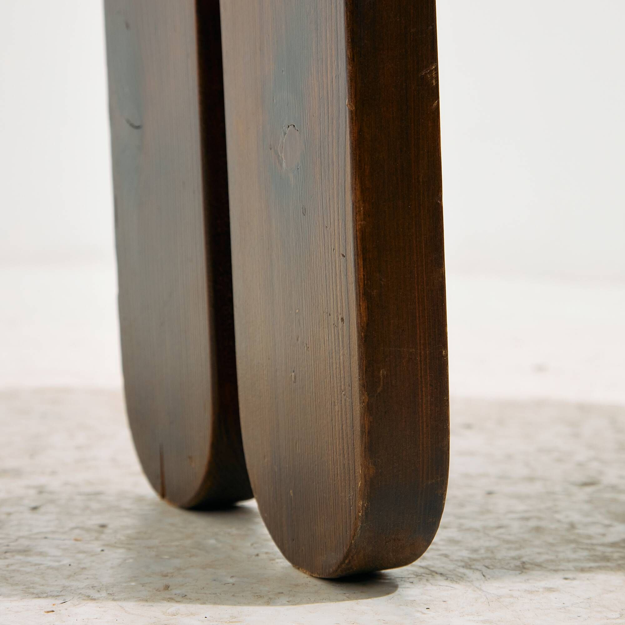 Hungarian pine chair by Mária Szedleczky, Set of 6
