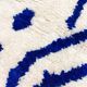 Azilal Moroccan Berber rug with majorelle blue patterns 2.53x1.45m new