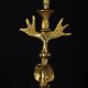 Pierre Casenove lamp base sculpture gilded bronze circa 1980