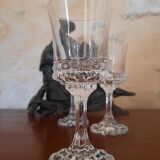 Crystal glasses early twentieth century