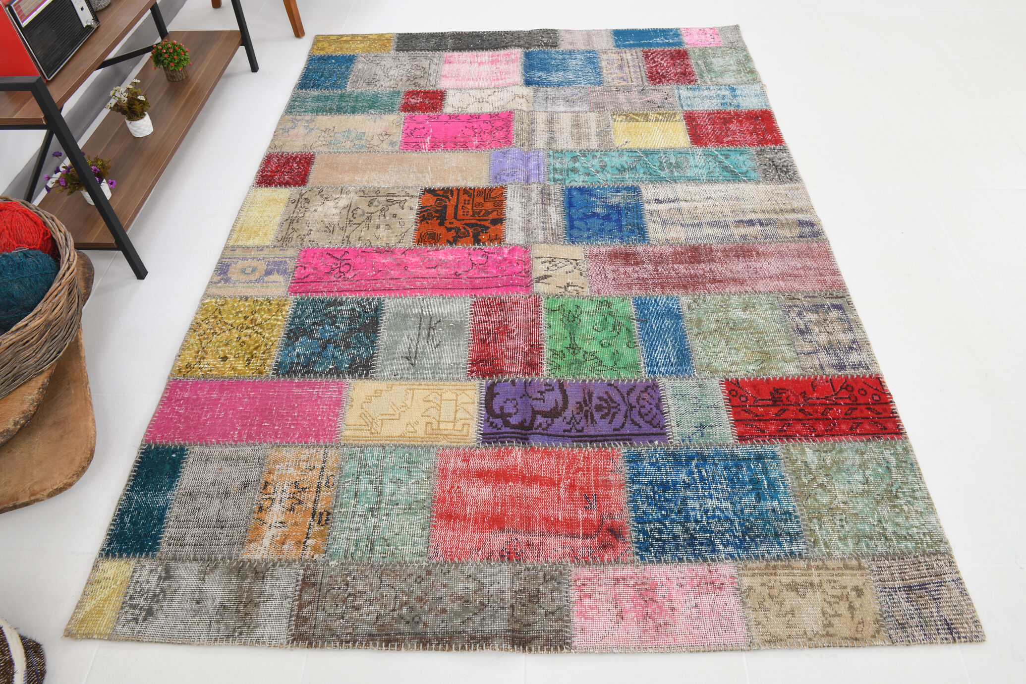 5x8 handmade antique turkish rug173 x241cm