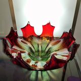 Centre de table en verre bullicante de " biot "