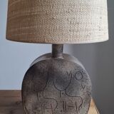 Stoneware lamp circa 1950