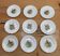 9 ceramic dessert plates Hamage Moulin des Loups