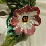 Ceramic mural hoot cherub