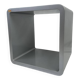 Side table, Cube in lacquered wood