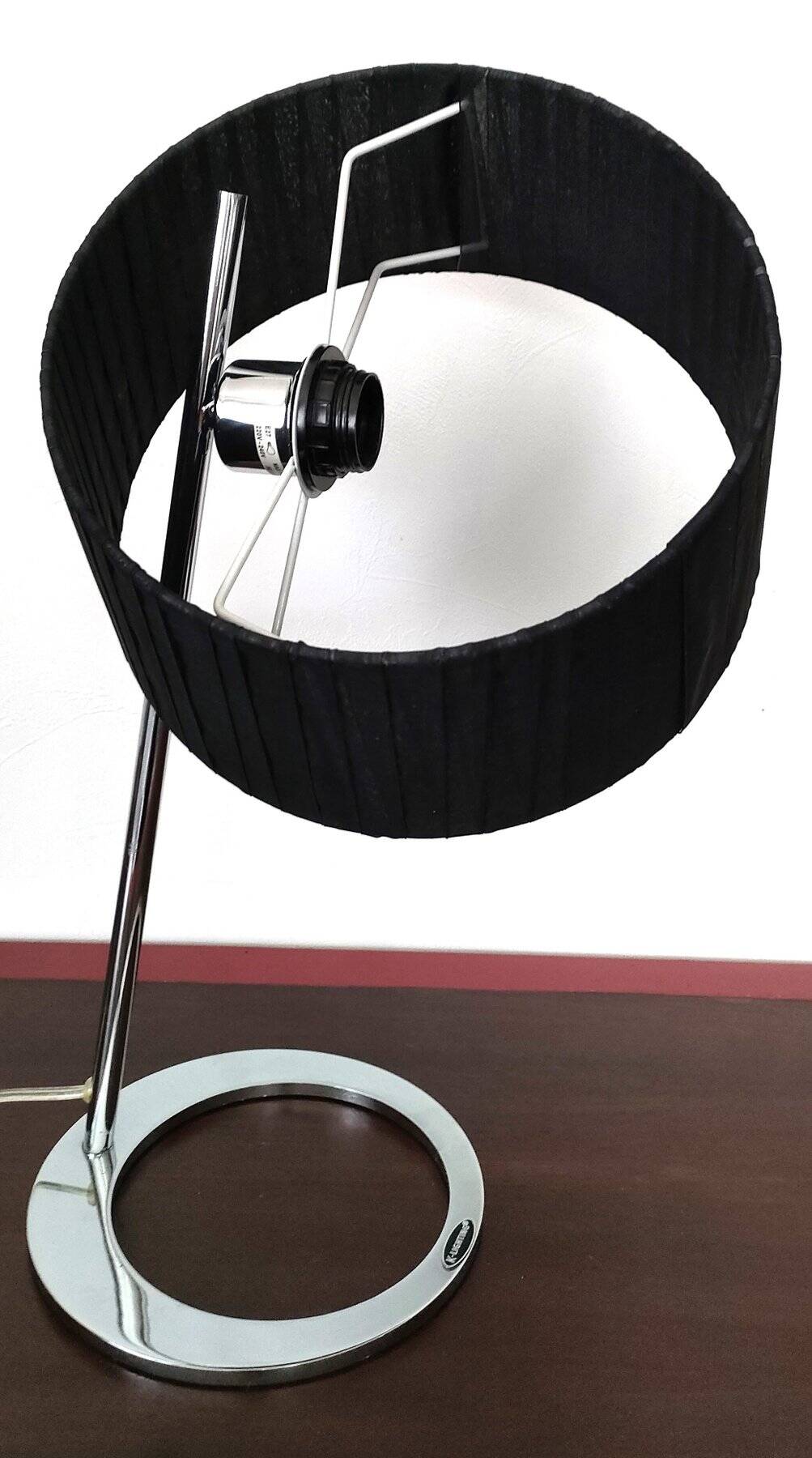 K-Lighting by Candibambu designer living room lamp - stainless steel and textile - post 2000