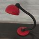 Klaus Hempel V3925/01 red desk lamp for Hustadt Leuchten, Germany 1970s