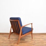 Danish cherrywood lounge chair