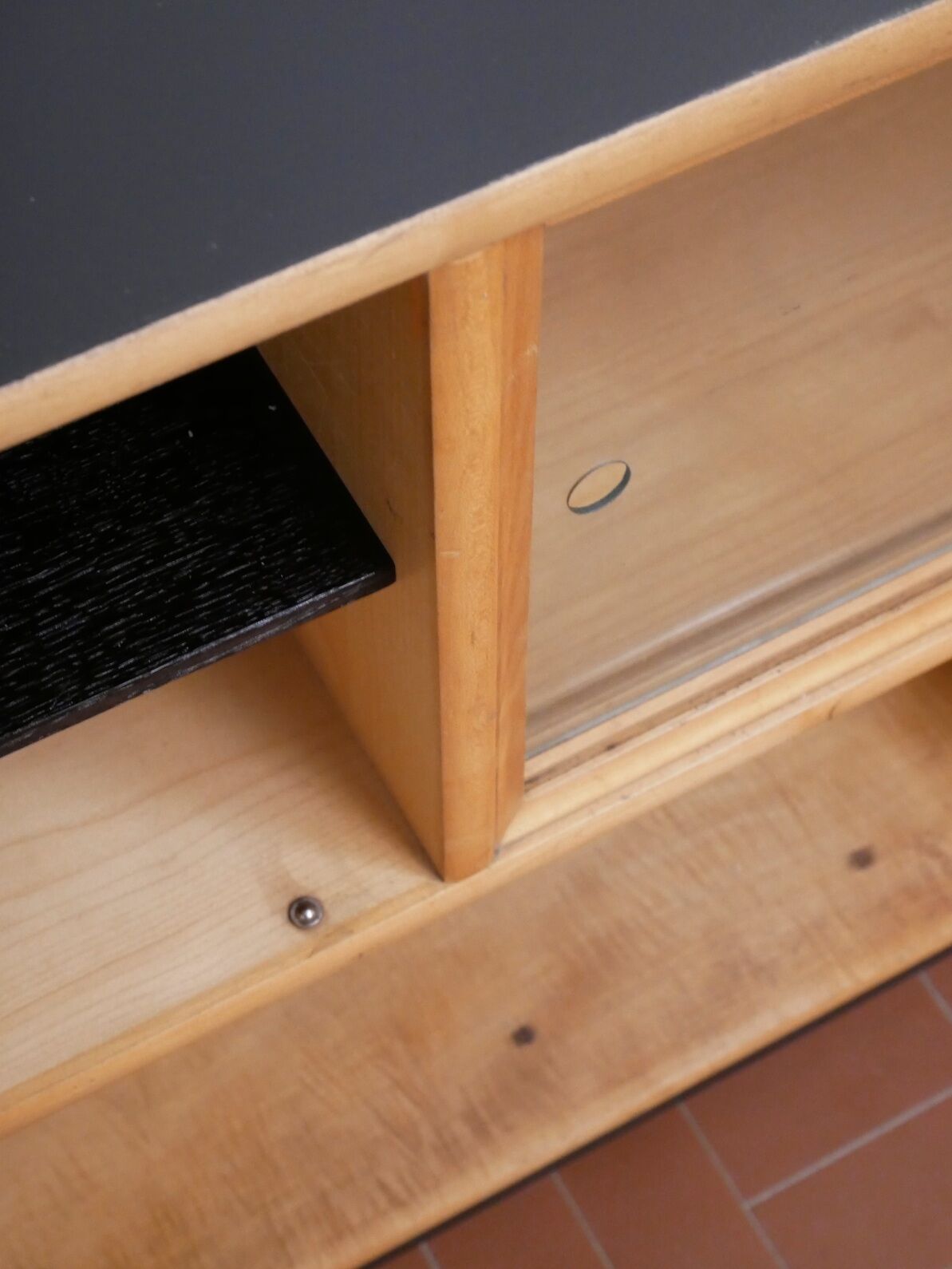 Habs WK MÖBEL wooden bookcase, 1950 s