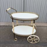 Vintage ivory and brass service