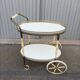 Vintage ivory and brass service