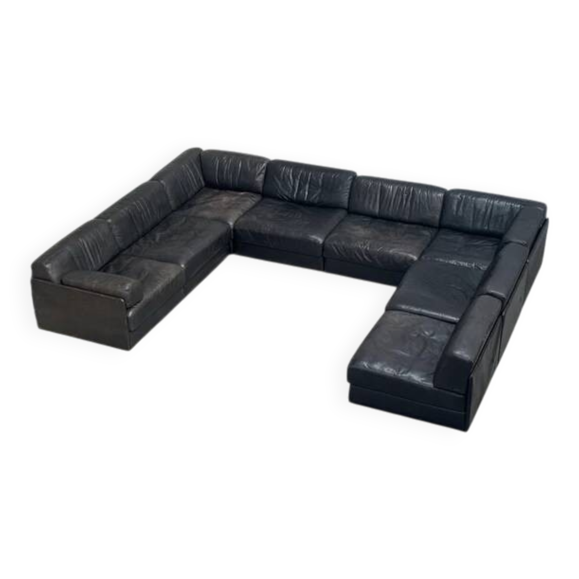 XXL modular De Sede DS76 sofa / daybed, Swiss design 1970s