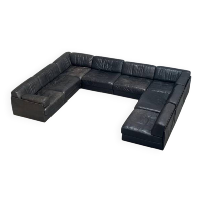 Canapé / lit de jour De Sede DS76 XXL modulaire, design suisse des années 1970