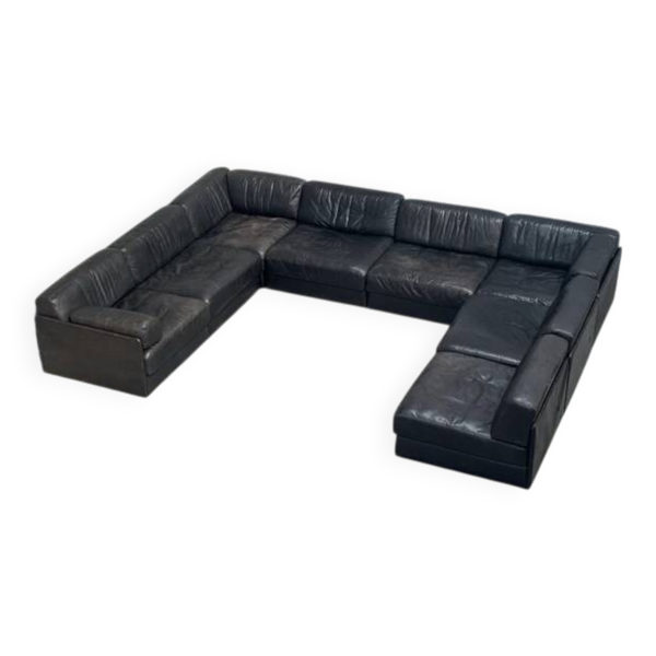 Canapé / lit de jour De Sede DS76 XXL modulaire, design suisse des années 1970