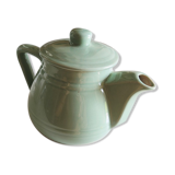 Former art deco teapot in green faïence